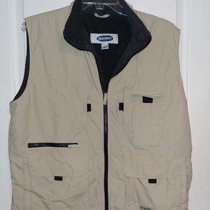 Men's Old Navy Khaki Vest sz. Large